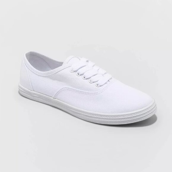 Women's Canvas Lace-Up Shoes -Josiny - Picture 3 of 5